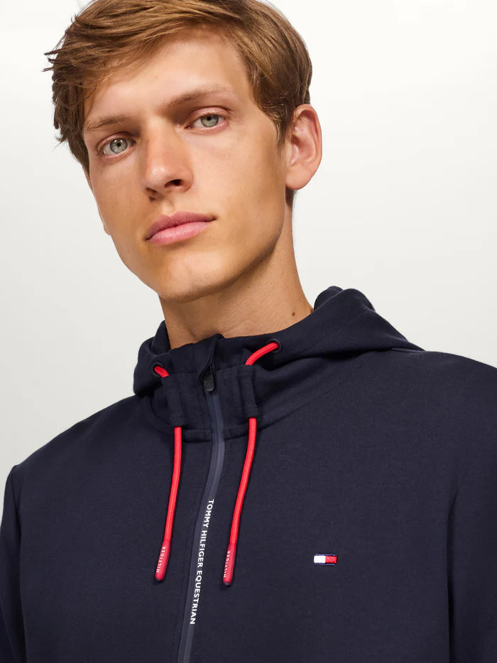FELPA CON CAPPUCCIO E ZIP UOMO MODELLO GLENN SS2025