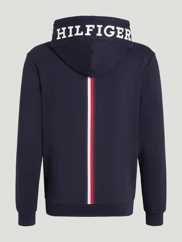 FELPA CON CAPPUCCIO E ZIP UOMO MODELLO GLENN SS2025