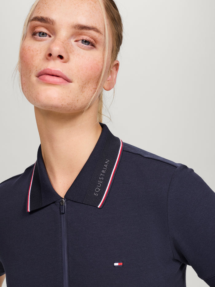 POLO CON ZIP DONNA MODELLO CAMDEN SS2025