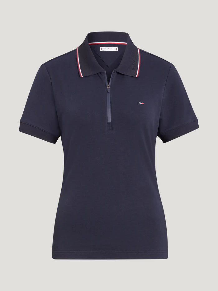 POLO CON ZIP DONNA MODELLO CAMDEN SS2025
