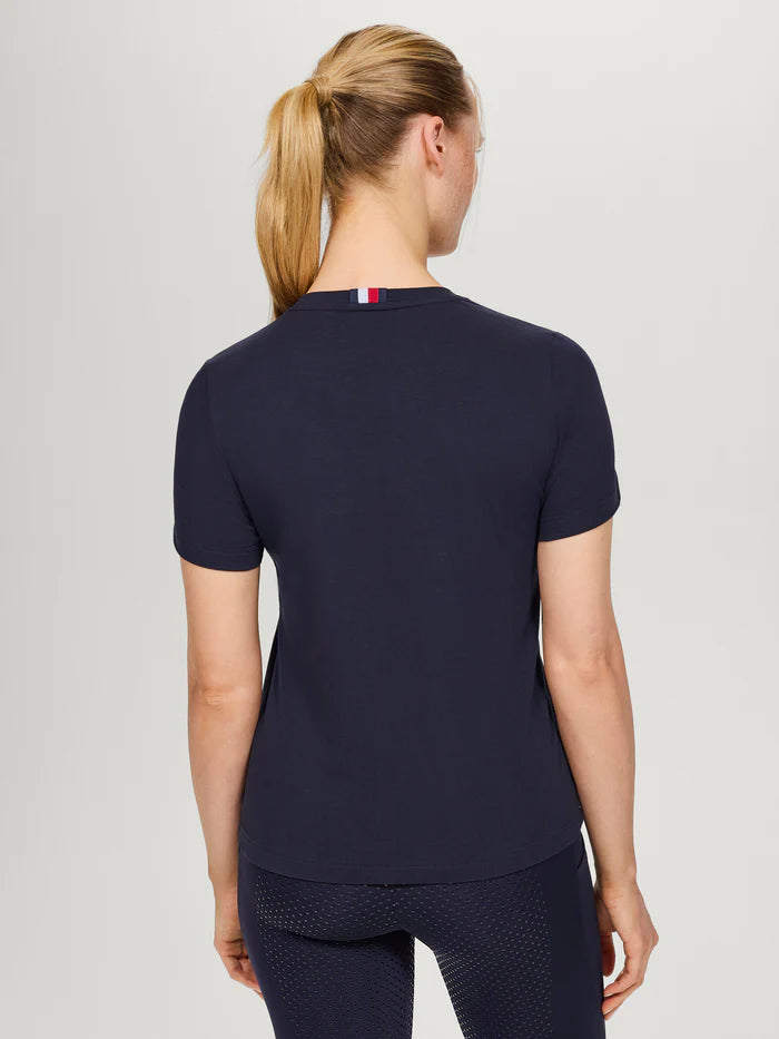 T-SHIRT CON STRASS DONNA MODELLO BELMONT SS2025