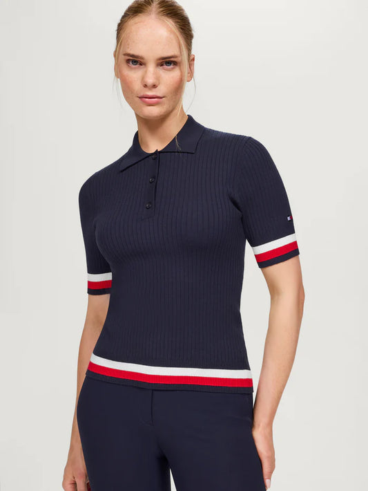 POLO IN MAGLIA DONNA MODELLO LENOX SS2025