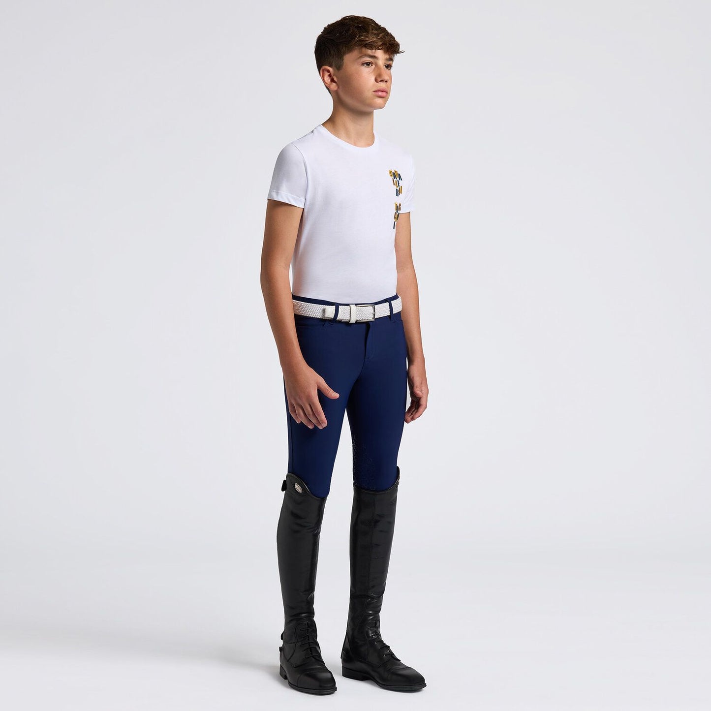 T-SHIRT CT DA BAMBINA\0 IN COTONE CON LOGO RICAMATO SS25