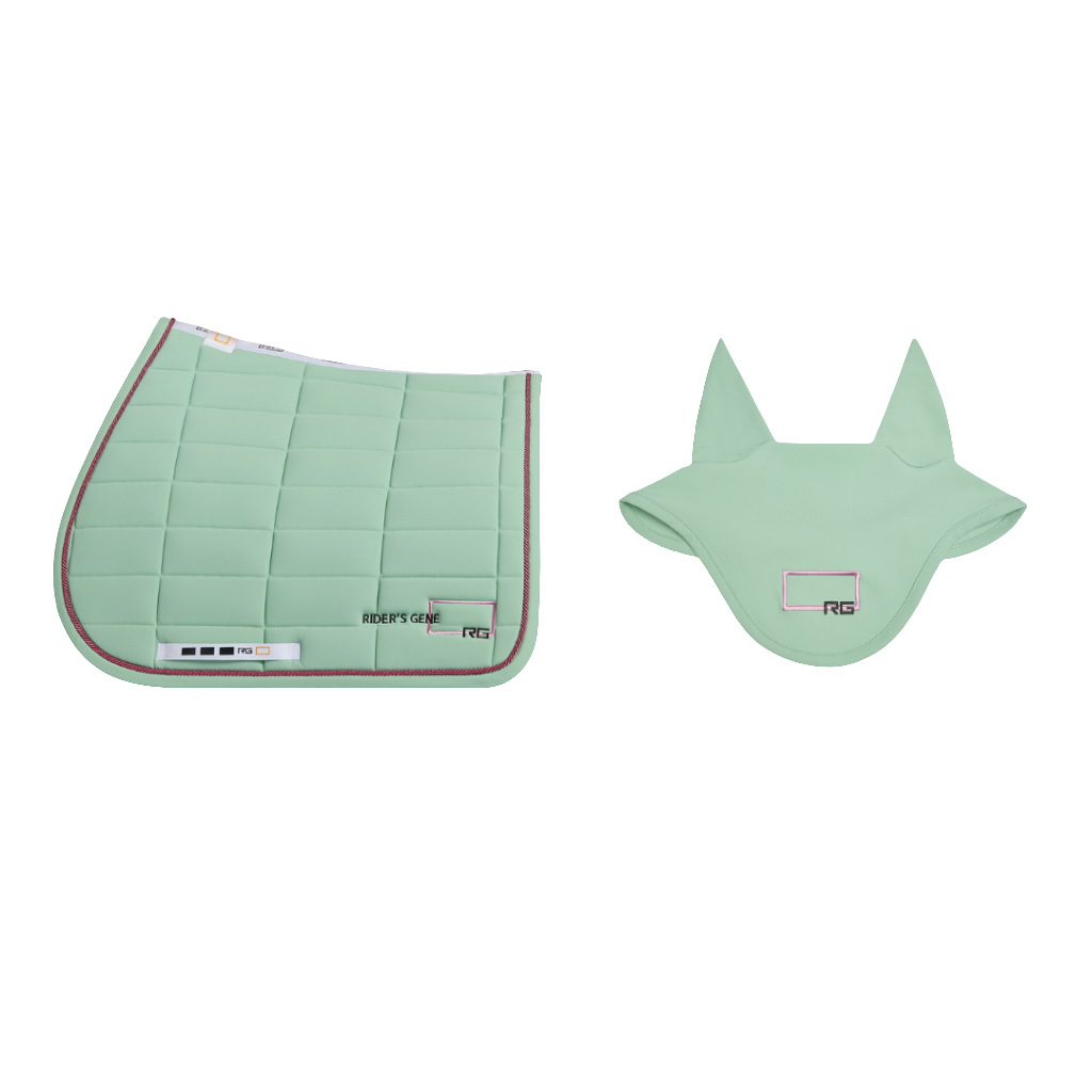 SET SOTTOSELLA + CUFFIETTA RG VERDE/ROSA SS2025