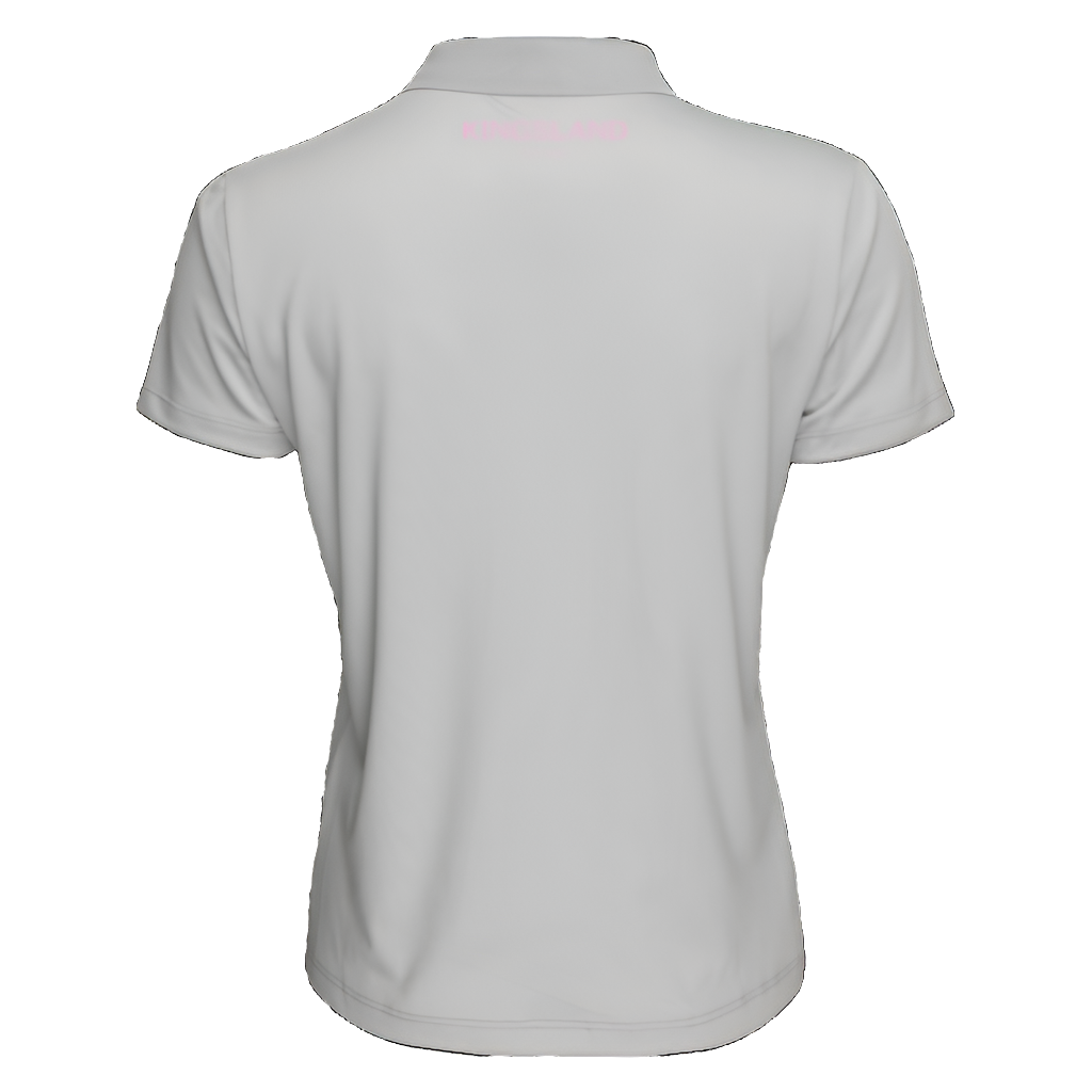 POLO KINGSLAND KLJUBI DONNA GRIGIA/LOGO ROSA (TG.XS)