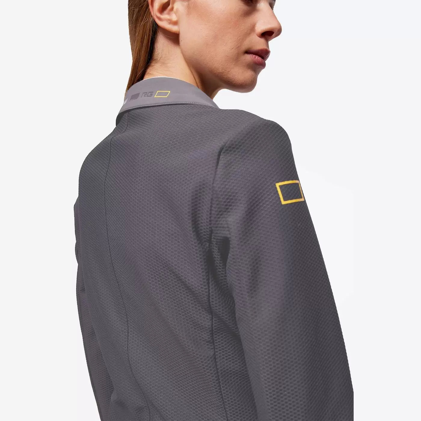 GIACCA DONNA TESSUTO TRAFORATO RG GRIGIA (TG. 40)