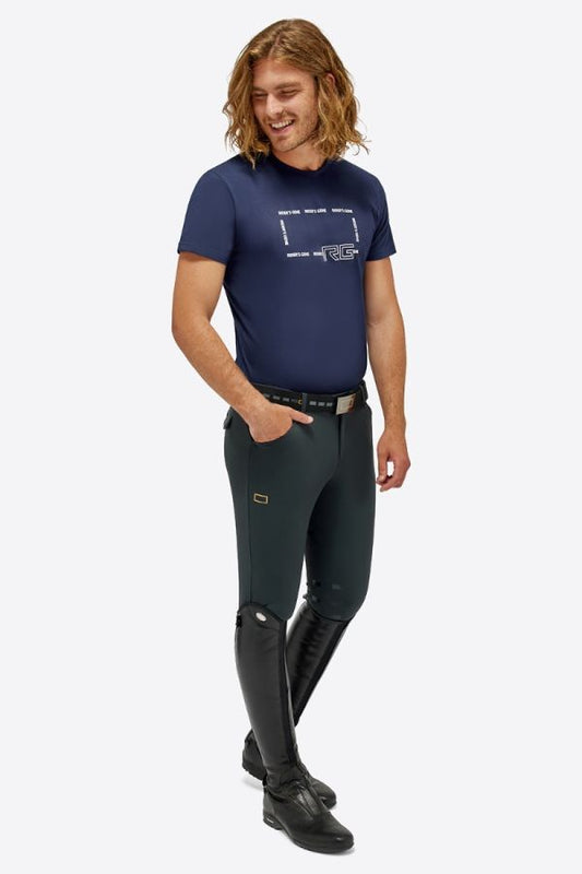 T-SHIRT RIDER'S GENE DA UOMO SPRING/SUMMER 2024 BLU NAVY (TG.S)
