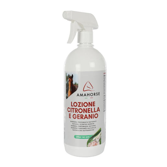 LOZIONE CITRONELLA E GERANIO AMAHORSE (1 LT)