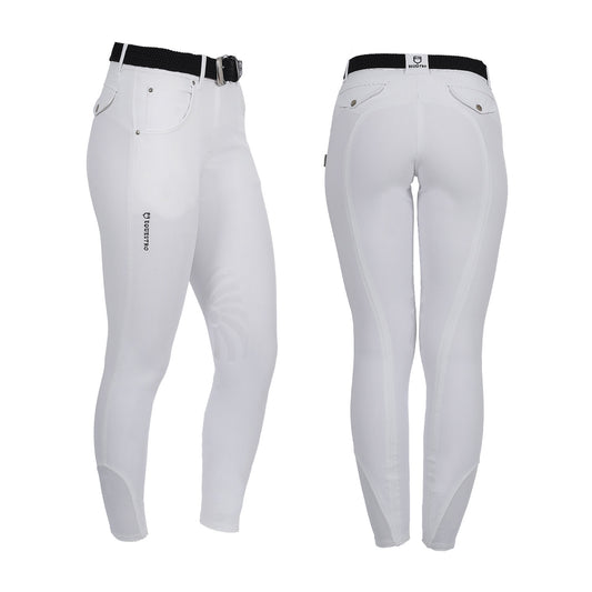 PANTALONI DONNA EQUESTRO MODELLO OLIMPIA IN TESSUTO TECNICO CON GRIP