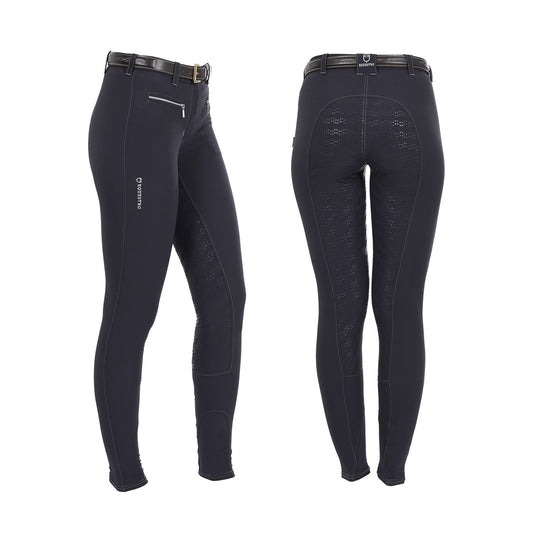 PANTALONI DONNA EQUESTRO MODELLO ALICIA IN TESSUTO TECNICO FULL GRIP