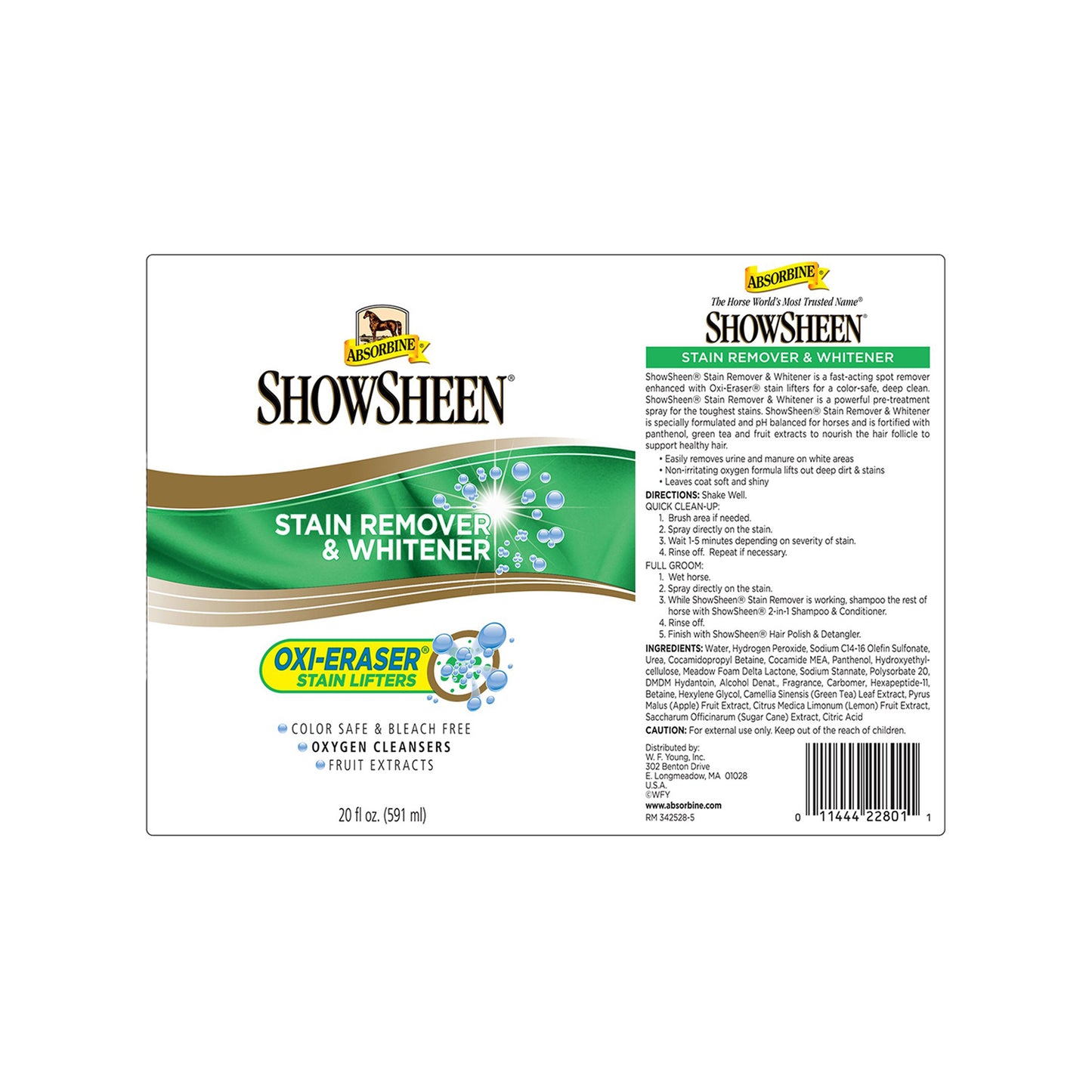 SHOWSHEEN SHAMPOO A SECCO PER CAVALLI GRIGI ABSORBINE (591 ML)