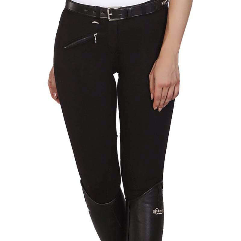 PANTALONI DONNA EQUESTRO MODELLO SELENE IN COTONE ELASTICIZZATO